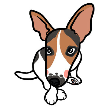 Jack Russell Terrier dog cartoon
