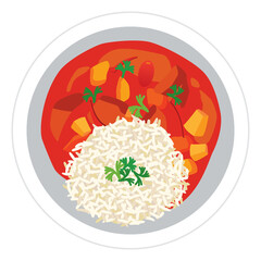 butter chicken halal food.