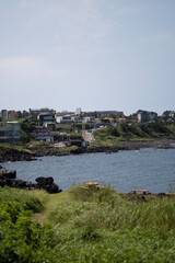 Obraz premium view of the coast of the sea