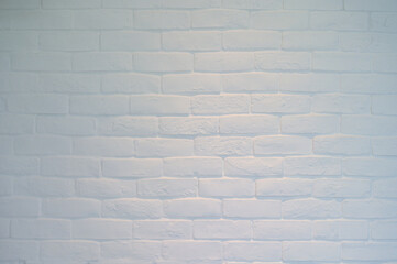 white brick wall background, interior design
