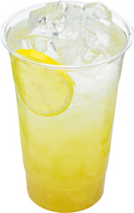 Lemon Beverages  isolated on white background