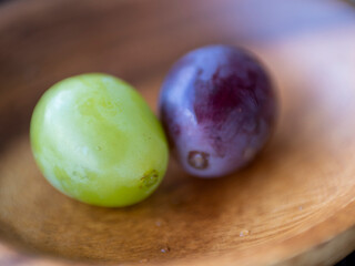 巨峰とシャインマスカット