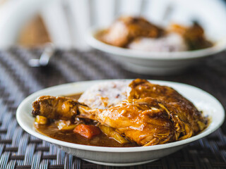 骨つき鳥のカレー