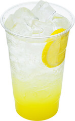 Lemon Beverages  isolated on white background