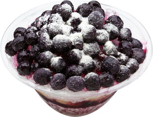 Beverages on a white background