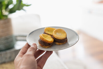 Alfajores with cane honey and typical sweet from San Juan Tucuman Cordoba Slata and Jujuy in Argentina