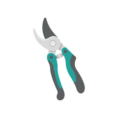 Gardening equipment. pruning shears for decorating the branches of trees in the garden