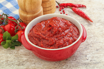 Natural organic pure tomato pasta