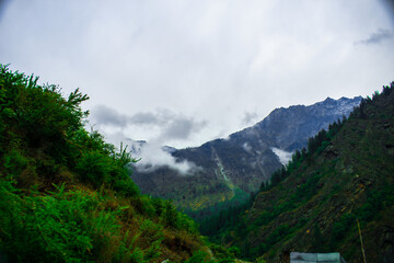 landscape with clouds