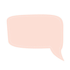 Nude orange pastel tints. Speech bubble watercolor.