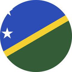 Circle flag vector of Solomon Islands