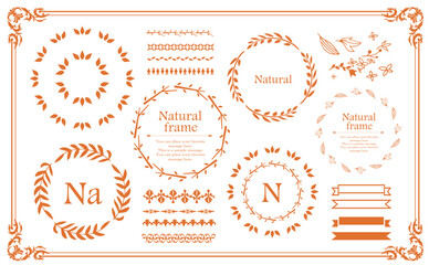 ハロウィンモチーフのデザイン素材セット