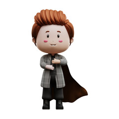 3d rendering of business man illustration