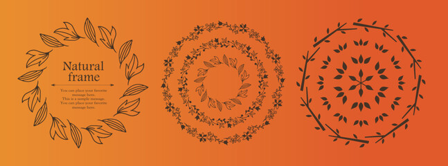 ハロウィンモチーフのデザイン素材セット