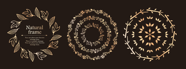 ハロウィンモチーフのデザイン素材セット