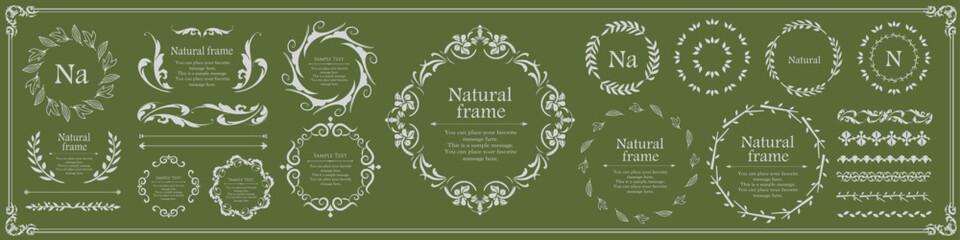 ハロウィンモチーフのデザイン素材セット