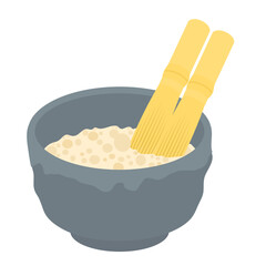 バタバタ茶のイラスト