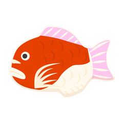 プリン鯛のかまぼこのイラストト