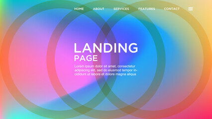 ABSTRACT GEOMETRIC BACKGROUND ELEGANT GRADIENT COLOR DESIGN WITH COPY SPACE AREA VECTOR TEMPLATE GOOD FOR MODERN WEBSITE, WALLPAPER, COVER DESIGN 