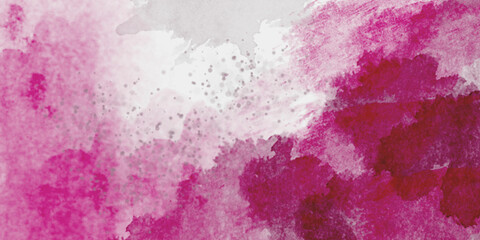 Fototapeta premium A red Brushed Painted Abstract Background. Brush stroked painting.