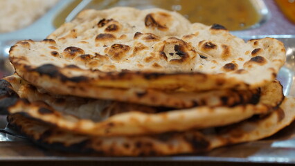 chapati on table outdoor shoot hd.
