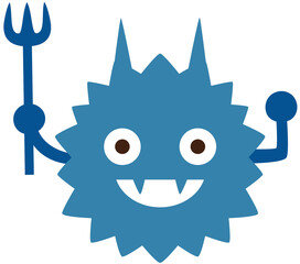 ウイルス　バイ菌のキャラクター