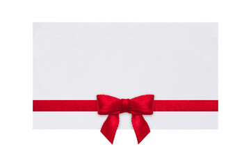 PNG. Paper Card and Ribbon.