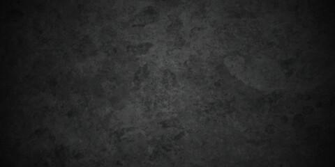 Dark Black stone concrete grunge texture background anthracite panorama. Panorama dark grey black slate background or texture.	
