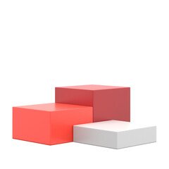 Fototapeta premium Display stand. Product display. 3D element.