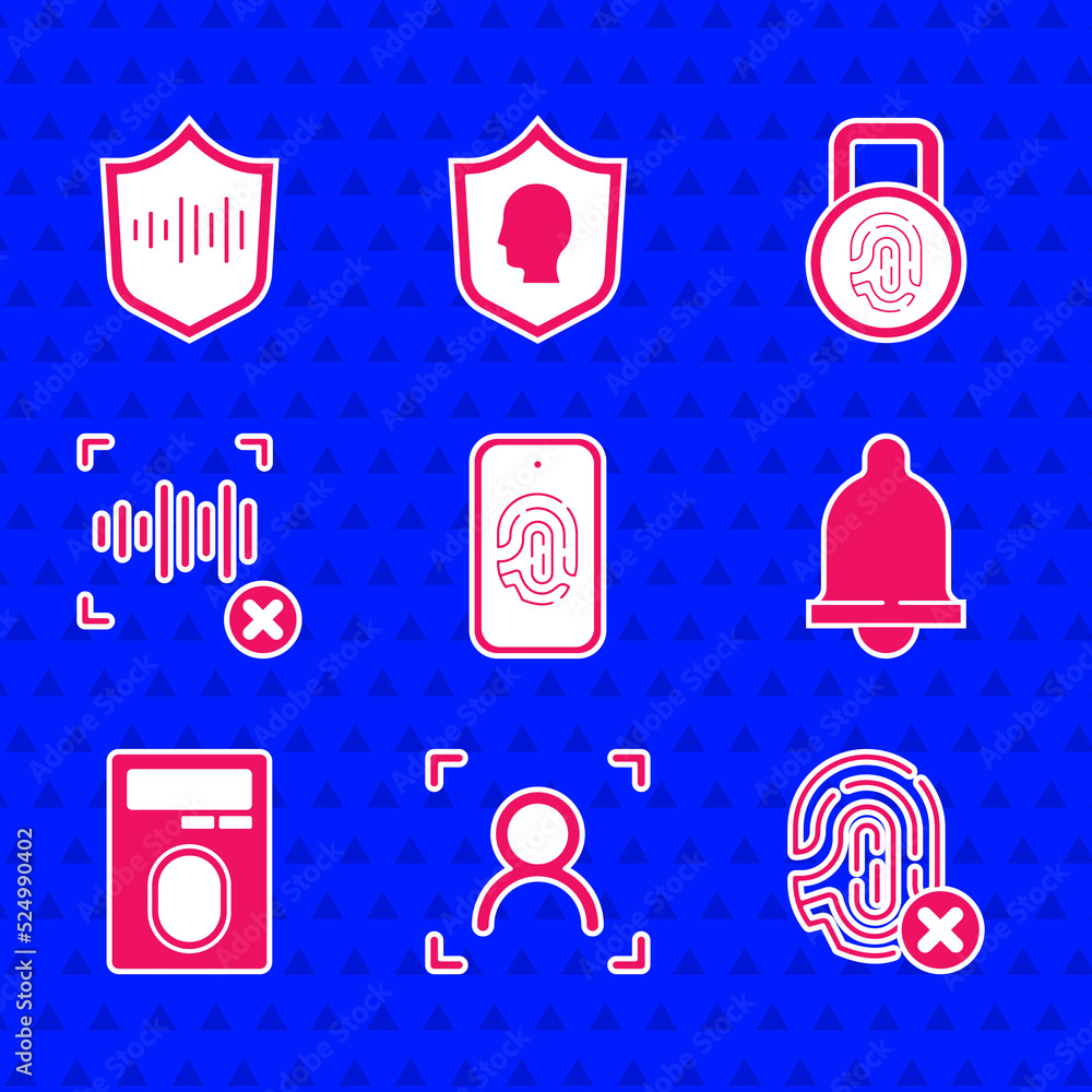 Poster set mobile with fingerprint scan, face recognition, rejection, motion sensor, fingerprint lock, voic