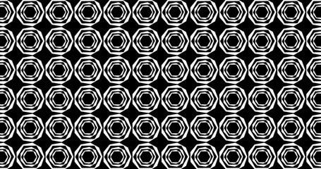 Render with a pattern of white broken circles on black
