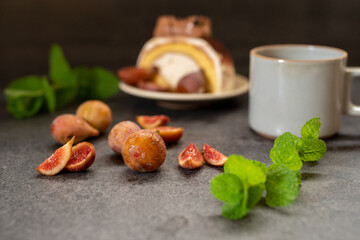 イチジクとデザート