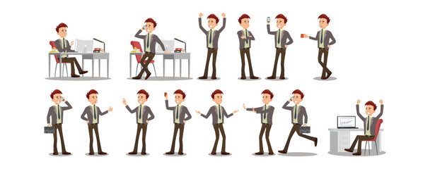 Business person Set. office workers