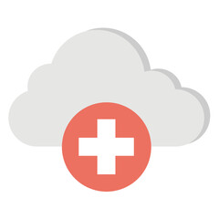 Obraz premium Medical Cloud Computing