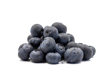 Blueberry isolated on white background. Fresh blueberries. Healthy snack. close up