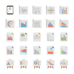 Reports and Diagrams Icons Collection 

