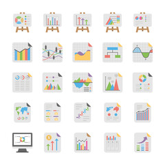 Reports and Diagrams Icons Pack 

