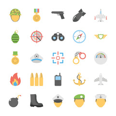 Military and Weapons Icons