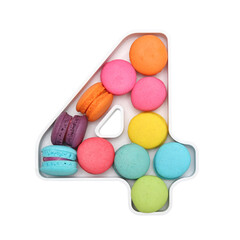 macaroons variety in number plate