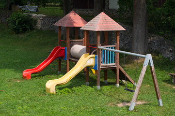 Playground. A place for children to play in the park.