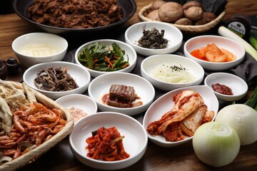 Korean home-style side dishes