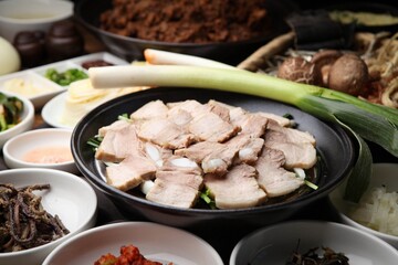 Korean pork boiled pork bossam