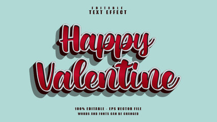 3D Valentine Editable Text Effect