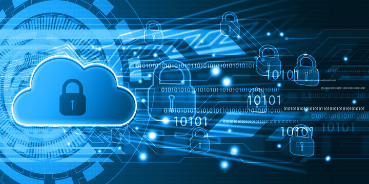 Cloud computing,  Cloud computing internet technology concept background. 3d illustration.