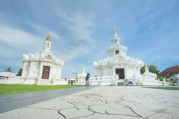 The Scenery of  Nakon Si Thammarat City Pillar Shrine, Nakhon Si Thammarat, Thailand.