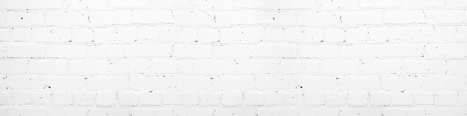 Brickwork background or backdrop brick wall of white abstract style. White Brick Fence