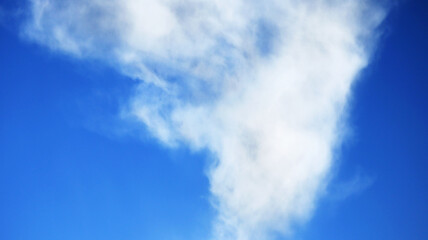 Obraz premium Cloud in blue sky