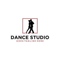 Fototapeta na wymiar Dance Studio Logo Design