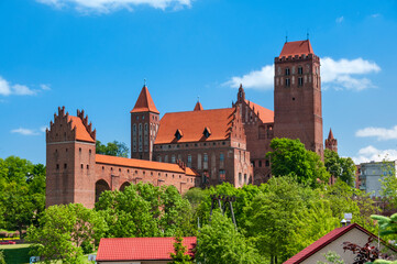 Fototapeta na wymiar Kwidzyn Castle. Kwidzyn, Pomeranian Voivodeship, Poland 