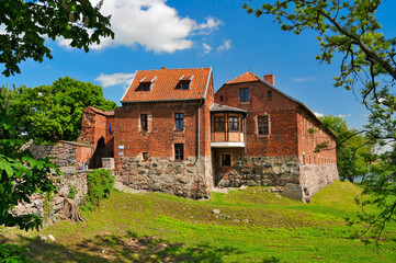 Fototapeta na wymiar Medieval Teutonic castle in Sztum, Pomeranian Voivodeship, Poland